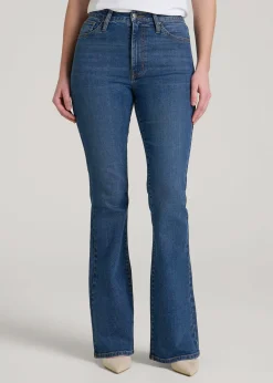 Chloe High Rise Flare Jeans for Tall Women