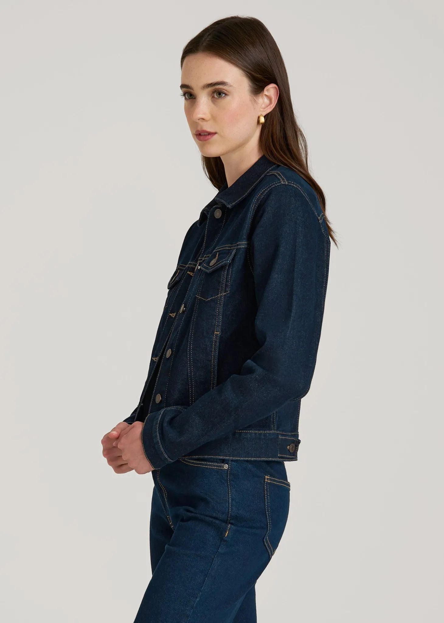 Classic Denim Jacket for Tall Women