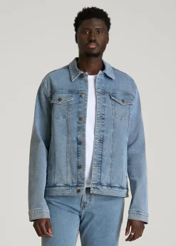 Classic Denim Jacket for Tall Men