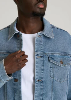 Classic Denim Jacket for Tall Men