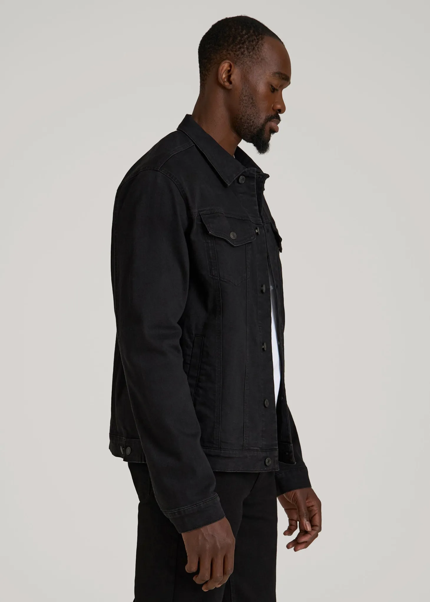 Classic Denim Jacket for Tall Men