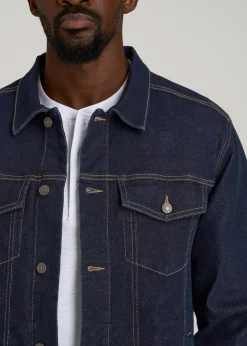 Classic Denim Jacket for Tall Men