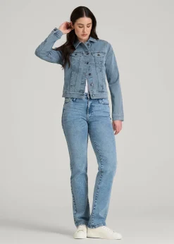 Classic Denim Jacket for Tall Women