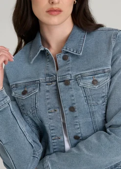 Classic Denim Jacket for Tall Women