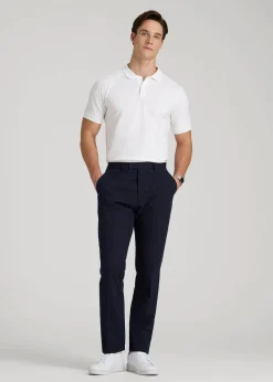 Classic Polo with Embroidered Logo for Tall Men