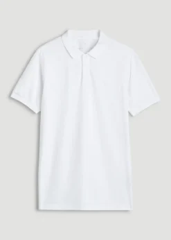 Classic Polo with Embroidered Logo for Tall Men