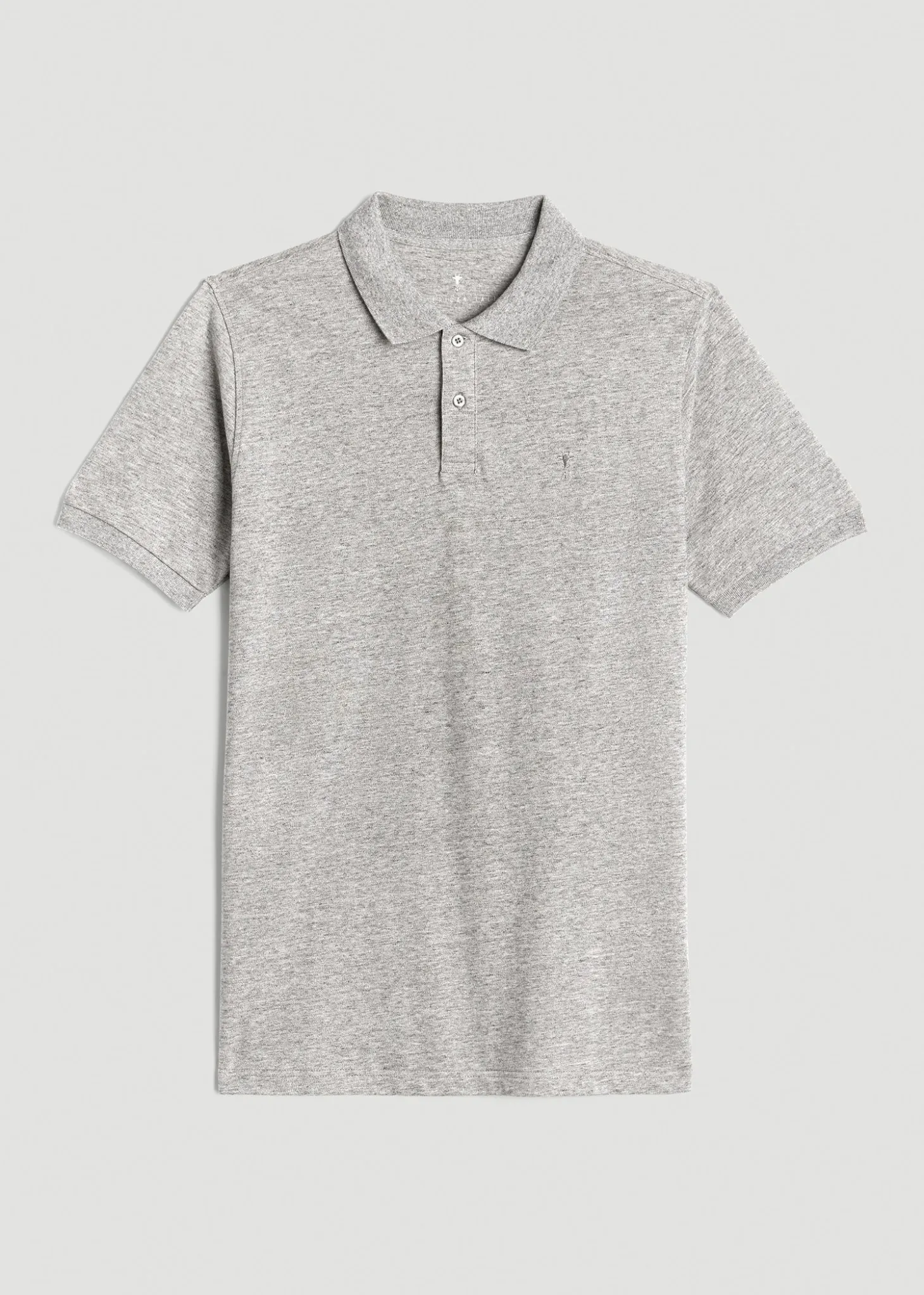 Classic Polo with Embroidered Logo for Tall Men