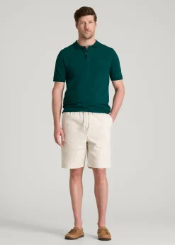 Classic Polo with Embroidered Logo for Tall Men