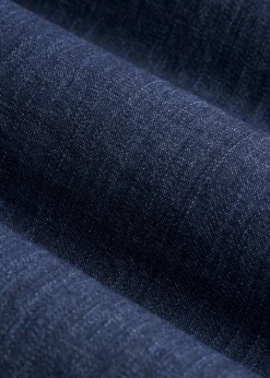 Classic Stretch Denim Shirt for Tall Men