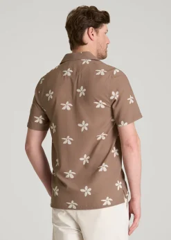 Coastal Perforated Button shirt for Tall Men