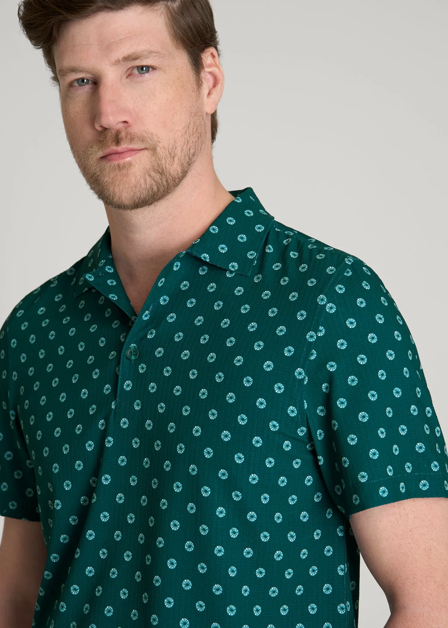 Coastal Perforated Polo for Tall Men
