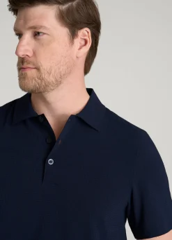 Coastal Perforated Polo for Tall Men