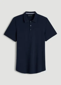 Coastal Perforated Polo for Tall Men