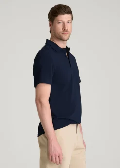 Coastal Perforated Polo for Tall Men