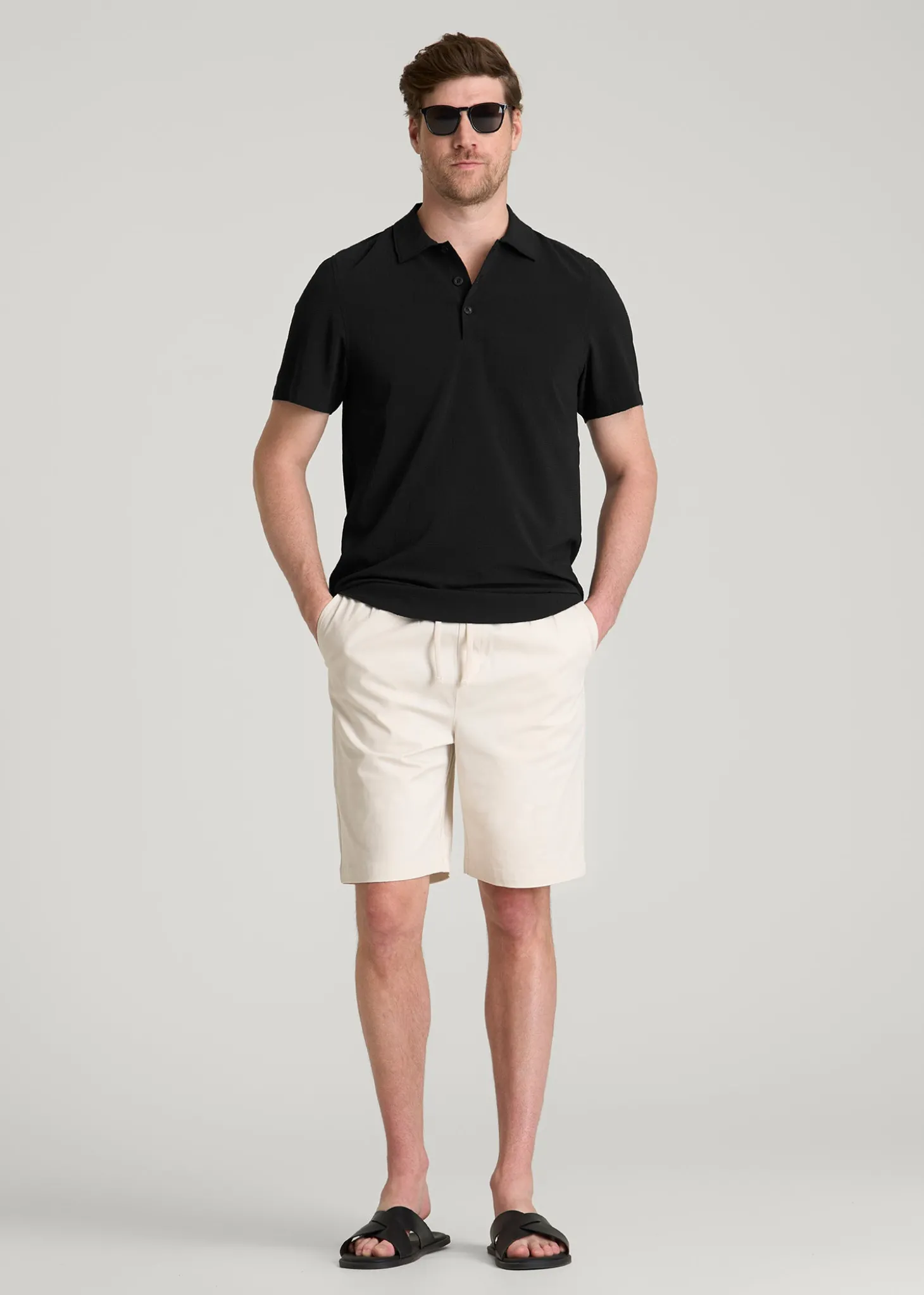 Coastal Perforated Polo for Tall Men