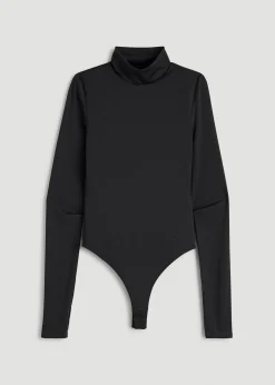 Contour Jersey Long Sleeve Turtleneck Bodysuit for Tall Women