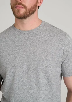 Core Cotton Crewneck Tee for Tall Men