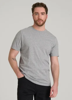 Core Cotton Crewneck Tee for Tall Men