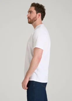 Core Cotton Crewneck Tee for Tall Men