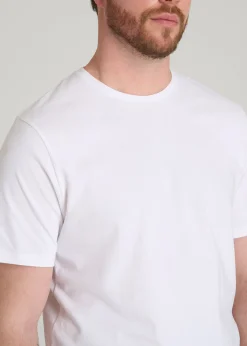 Core Cotton Crewneck Tee for Tall Men