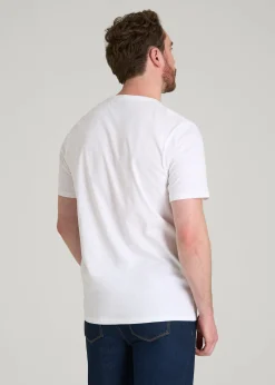 Core Cotton Crewneck Tee for Tall Men