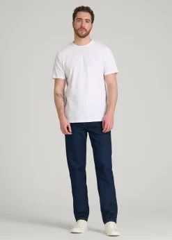 Core Cotton Crewneck Tee for Tall Men