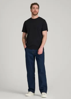 Core Cotton Crewneck Tee for Tall Men