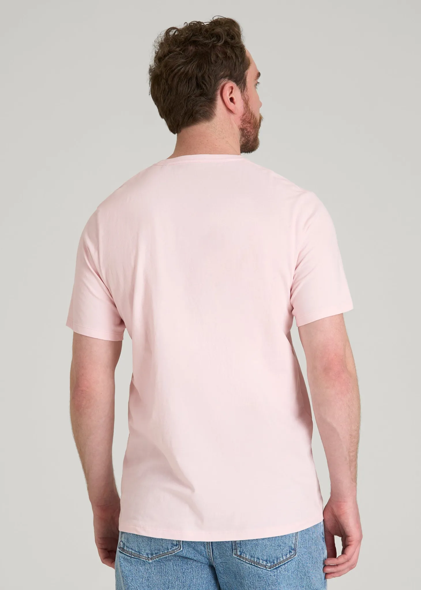 Core Cotton Crewneck Tee for Tall Men