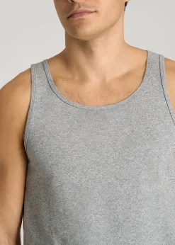 Core Cotton Tank for Tall Men