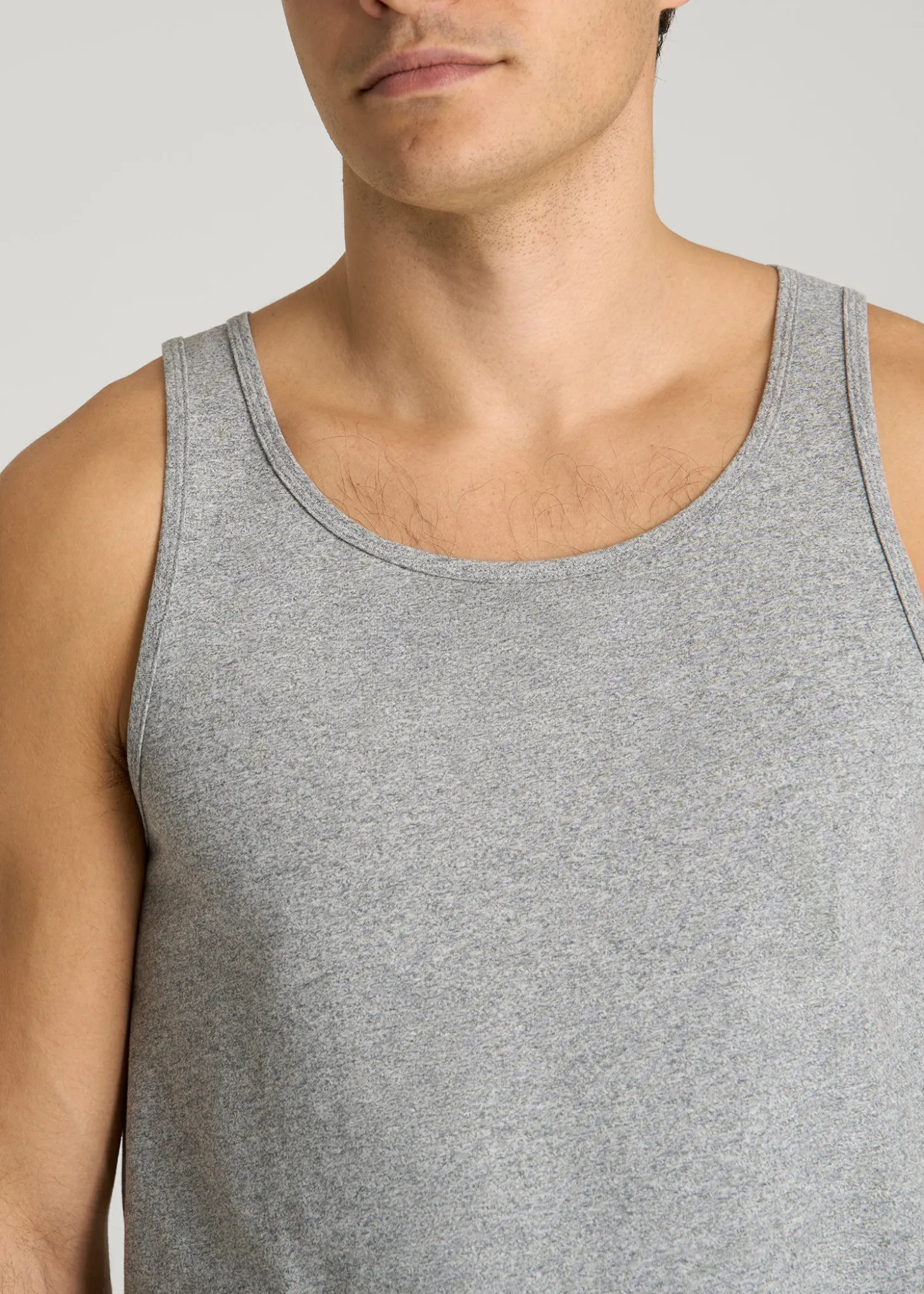 Core Cotton Tank for Tall Men