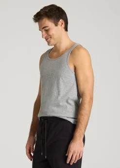 Core Cotton Tank for Tall Men