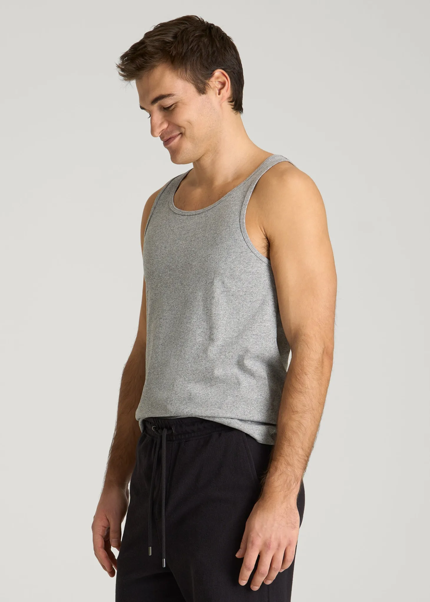 Core Cotton Tank for Tall Men