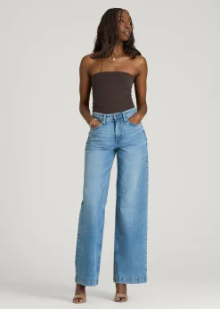 Cotton Blend Tube Top for Tall Women