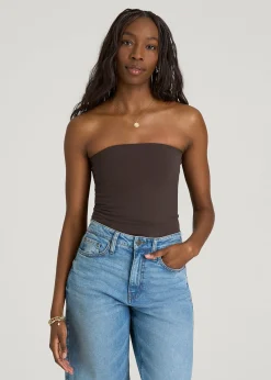 Cotton Blend Tube Top for Tall Women
