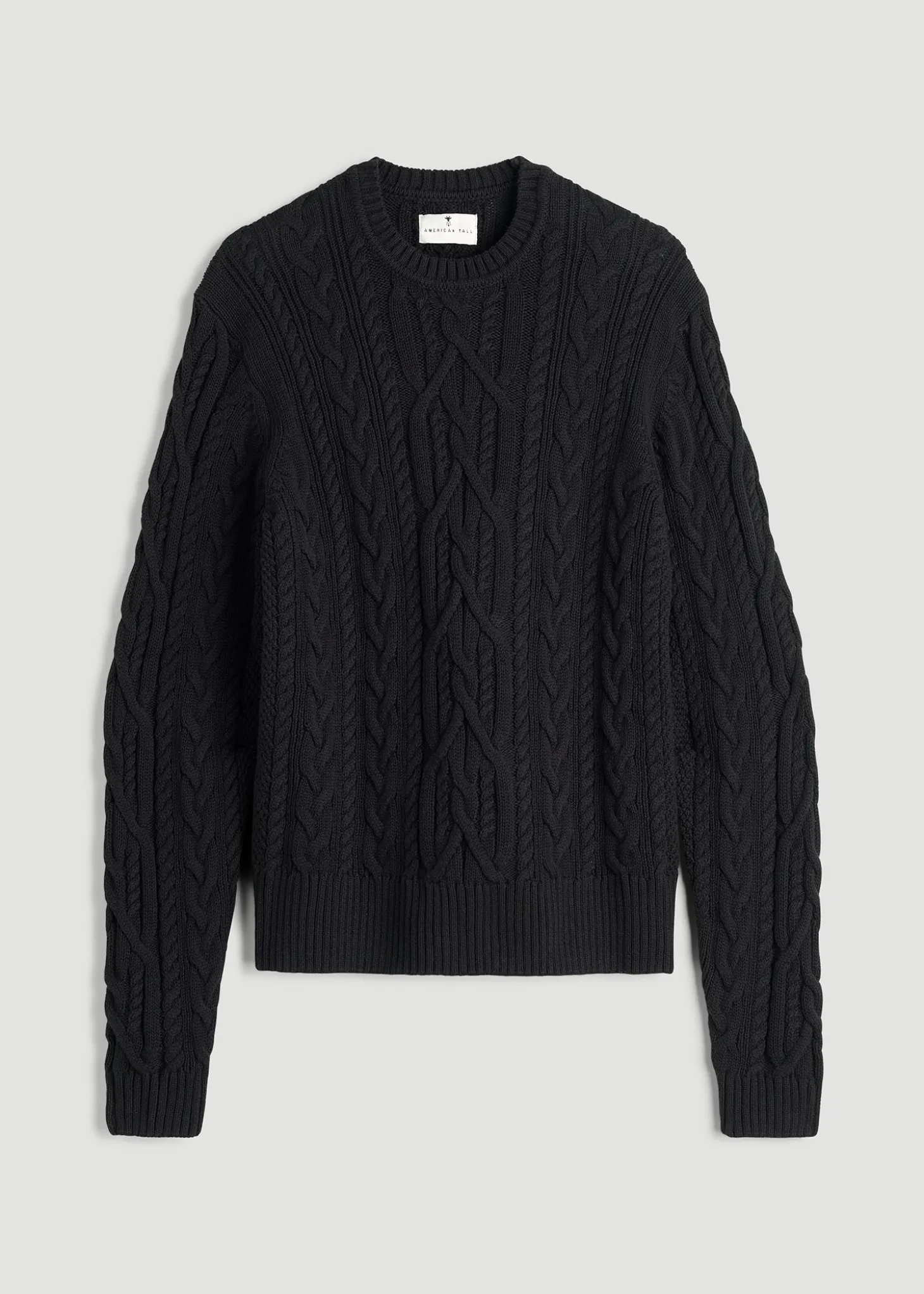 Cotton Crewneck Sweater for Tall Women