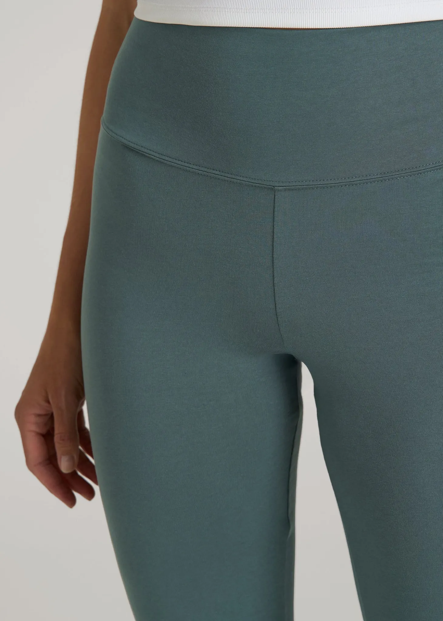 Cotton Flare Leggings for Tall Women