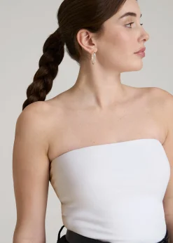 Cotton Tube Top for Tall Women