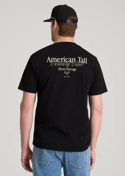 Country Club Graphic Tee for Tall Men
