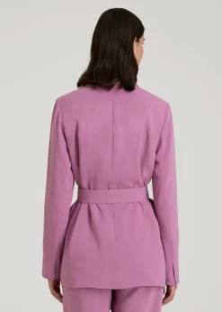 Crepe Wrap Blazer for Tall Women