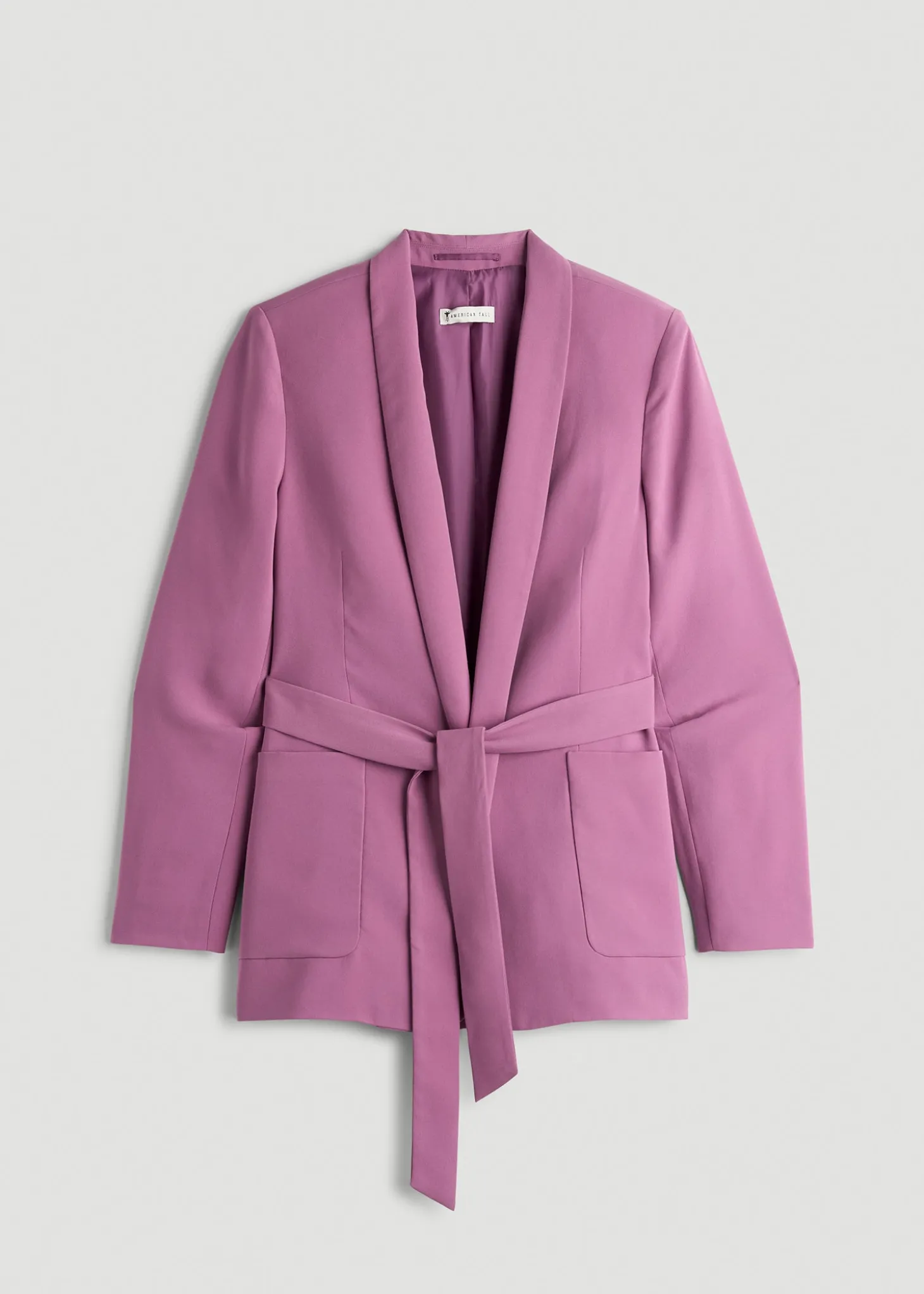 Crepe Wrap Blazer for Tall Women