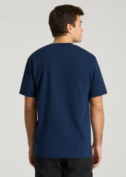 Crest Graphic Tee for Tall Men