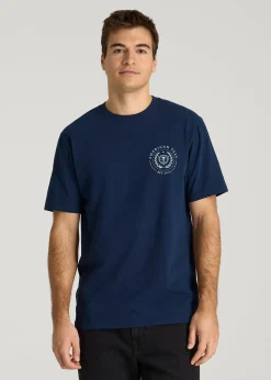 Crest Graphic Tee for Tall Men