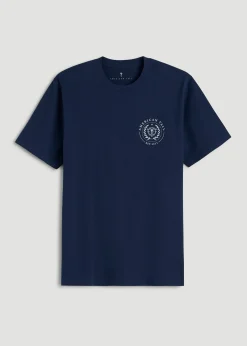 Crest Graphic Tee for Tall Men