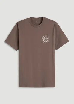 Crest Graphic Tee for Tall Men