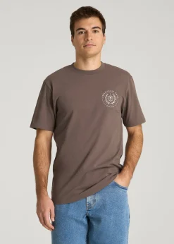 Crest Graphic Tee for Tall Men