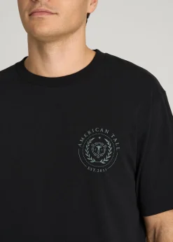 Crest Graphic Tee for Tall Men