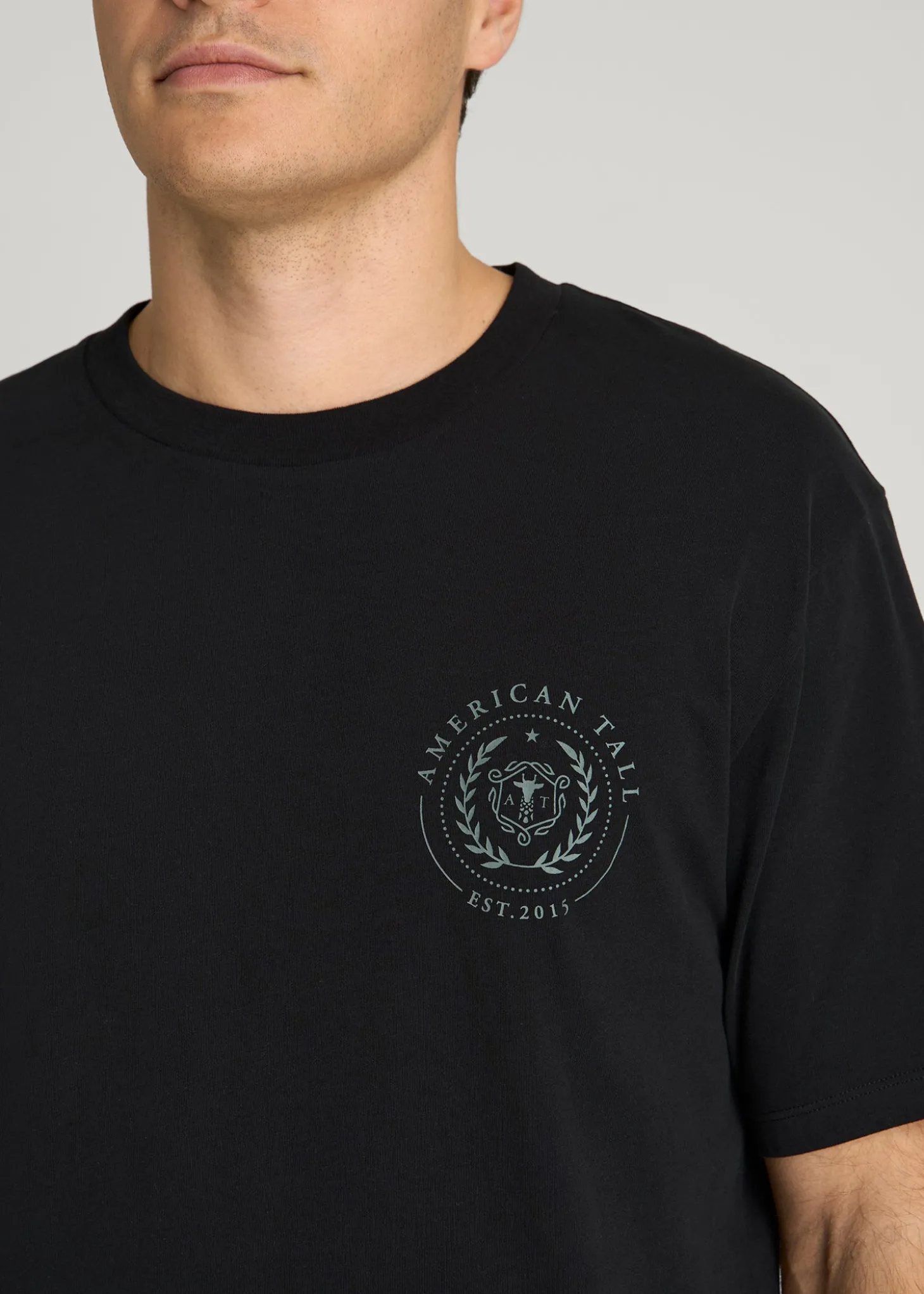 Crest Graphic Tee for Tall Men