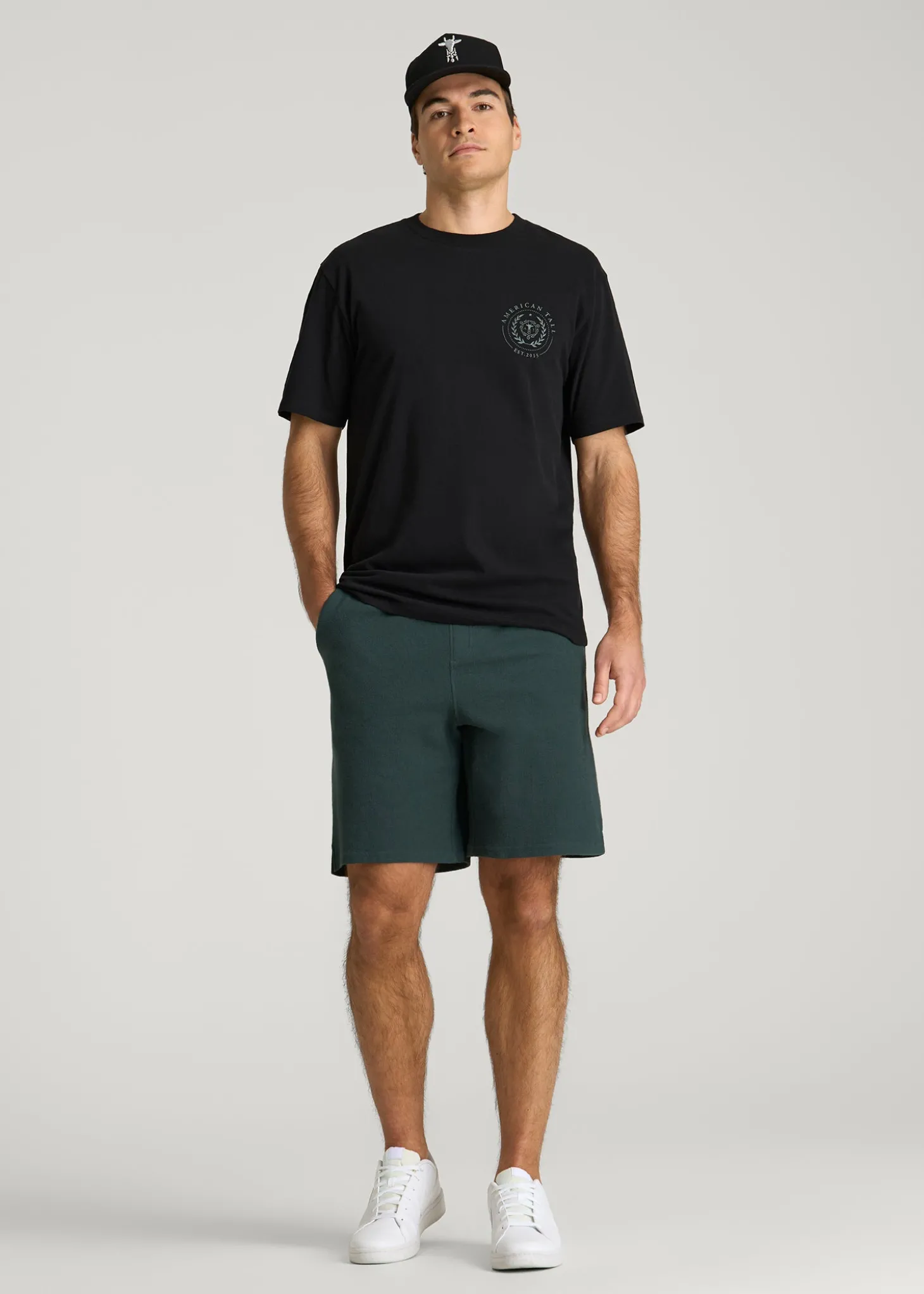 Crest Graphic Tee for Tall Men