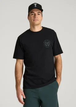 Crest Graphic Tee for Tall Men