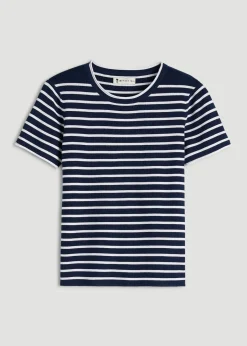 Cropped Knit Tee for Tall Women